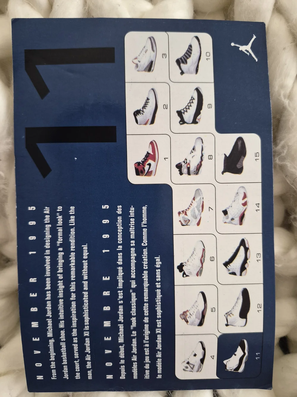 Michael Jordan Nike Air Jordan 11 XI Retro Card 4